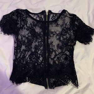 Black Vinatge top
